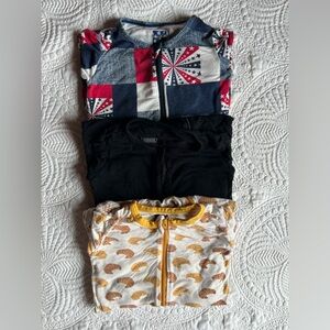 EUC Kickee Pants Lot of 3 Onesie PJs